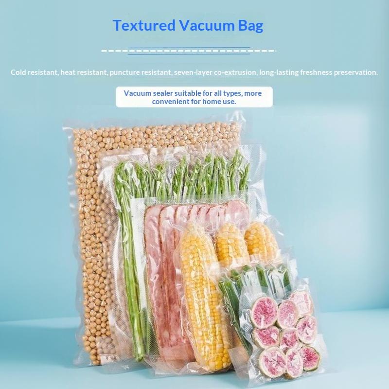 Vacuum Sealer Bags Rolls Eco Friendly Food Safe 500cm Cuttable for Sous Vide Cooking Home Food Storage