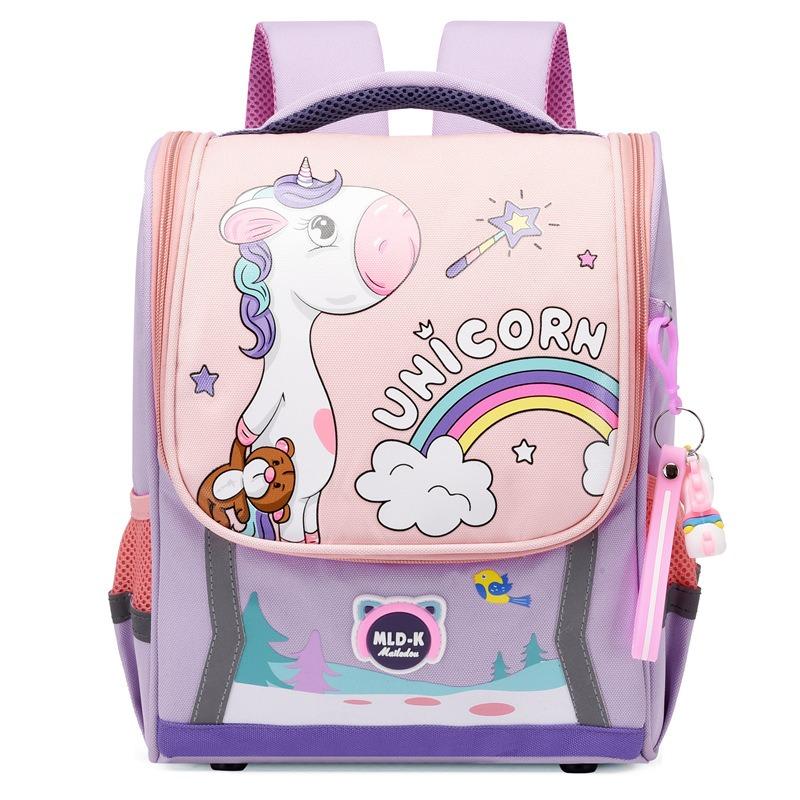 Children's Backpack  Schoolbag Elementary Astronaut  School Student Backpack Cute Cartoon Space Bag Unicorn Bag