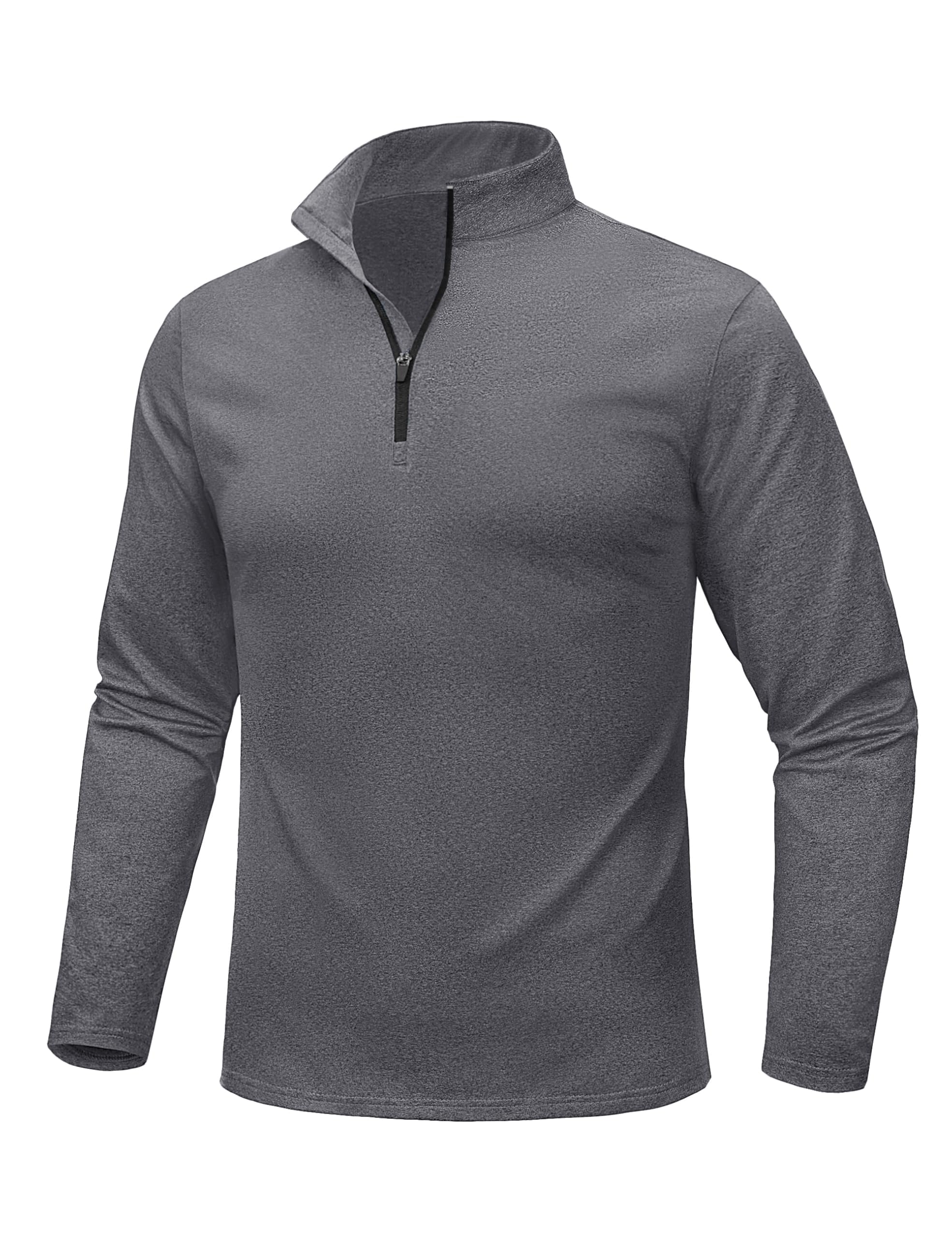 

MAGCOMSEN Turtleneck Heattech Long Dark Size L Men s Sportswear, Loungewear, Jersey, Hoodie, Fleece, Sleeve, Gray, Winter,