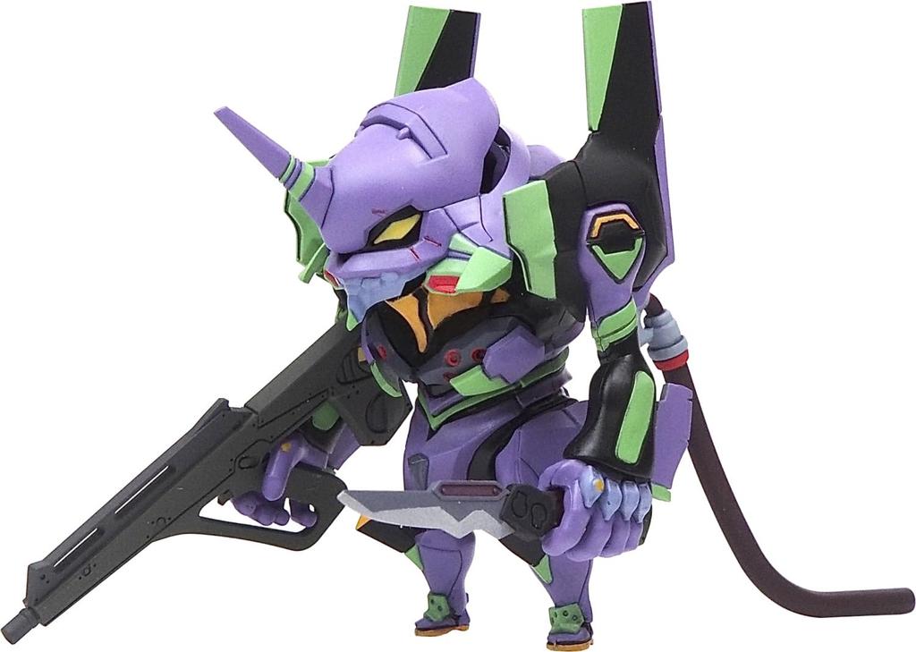 Cavico Choipla Series Neon Genesis Evangelion Approximately 51mm Plastic Model Kit Unit-01, Tall, Non-Scale MIM-025-EVP (Robot)