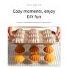 6/12 Cavity Baking Mold Nonstick Coating Carbon Steel Shell Shape Madeleine Tray Pan Even Heat Distribution Bakeware
