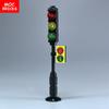 MOC Bricks Road Sign 1X2 1X4 2X2 Traffic Light City Street Crosswalk Railway Toys Educational Building Blocks Dolls Kids Gifts