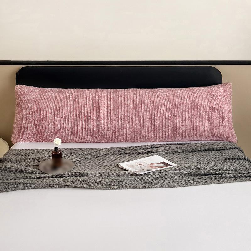 

Tie Dyed Faux Rabbit Fur Warm Long Pillowcase Bedroom Bedding Plush Pillow Case 120/15/180cm Bed Home Couple Pillow Cover 48x120cm