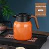 316 Stainless Steel Portable Insulated Teapot with Titanium Plating and Tea-Water Separation, Large Capacity for Stewing