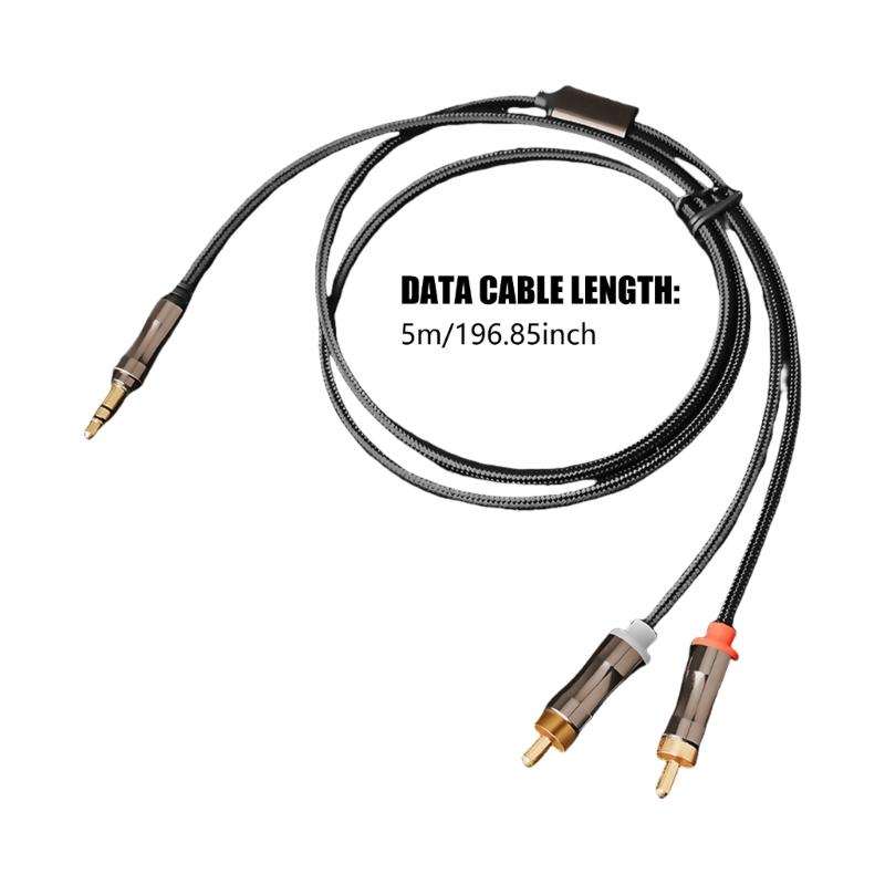 3.5mm Cable Professional Adapter Cord Y Splitter Wire Line for Smartphones Tablets Speakers Home Theater