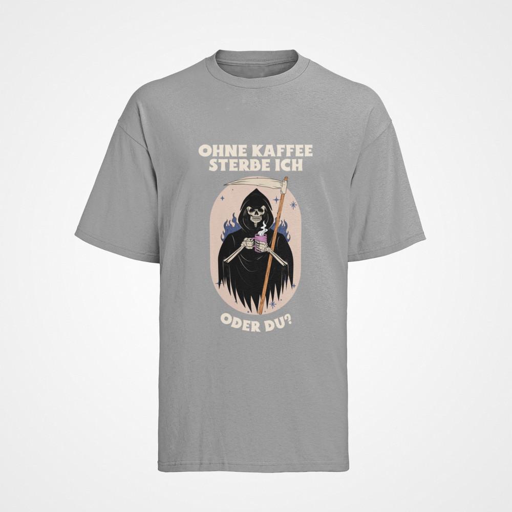 Mens T-Shirt Organic Cotton Coffee Saying: Without Coffee Serbian Me and You?