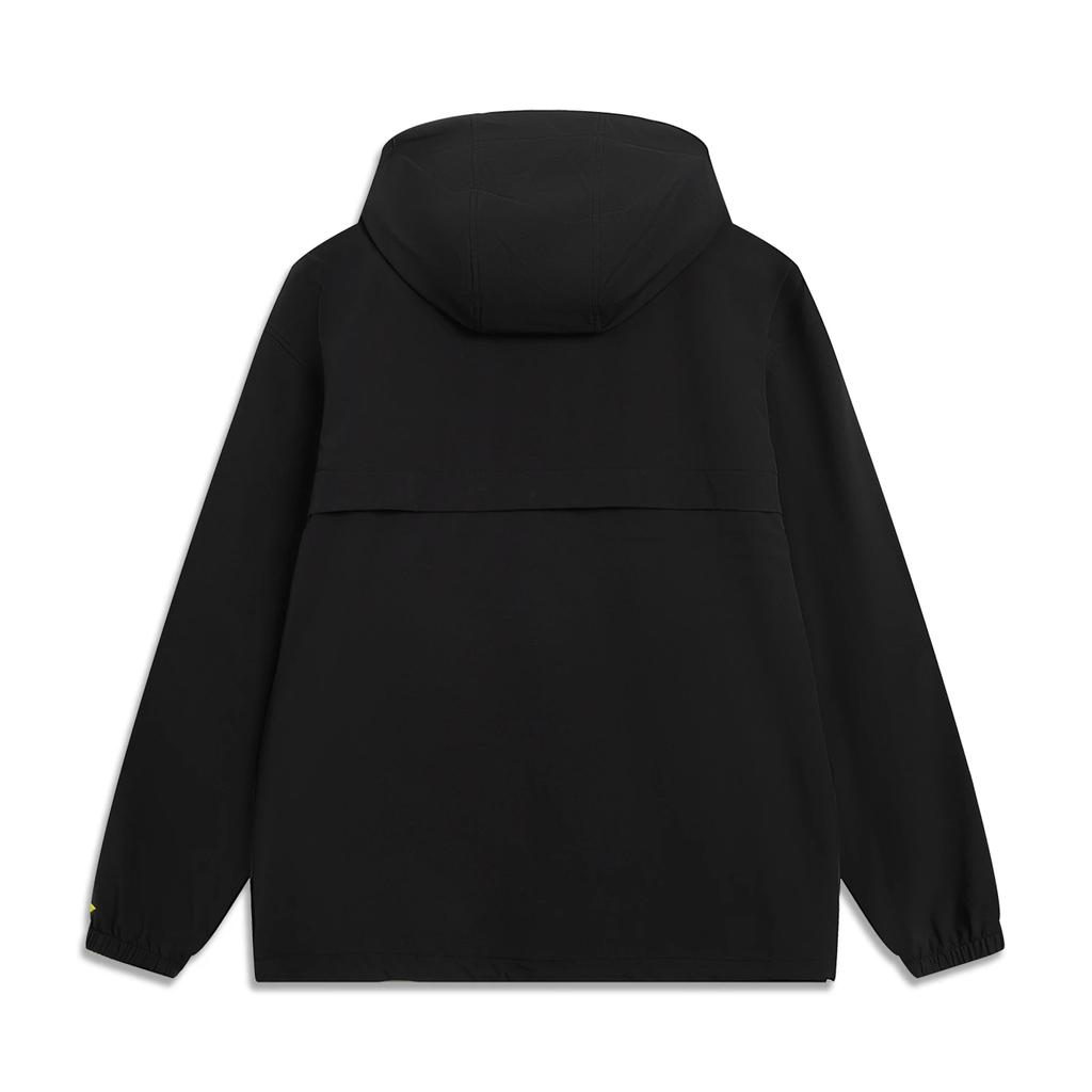 Li Ning CF Comfort Simple Hooded Loose Shoulder Letter Zipper Sports Windbreaker Unisex Outerwear AFDVF47-1