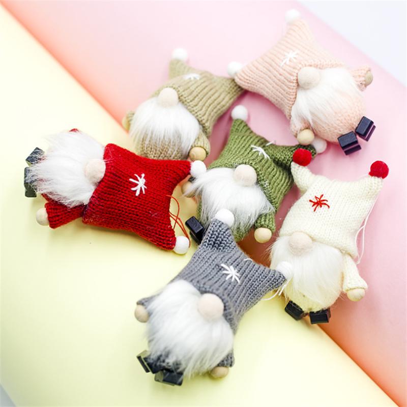 1pcs Fashion  Christmas Doll Pendant  for Christmas Tree Brincos Christmas Day Gift