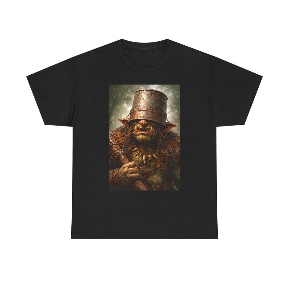 

Bucket-Head Troll T-Shirt | Fantasy Monster Portrait 2XL