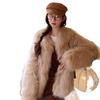 Winter new imitation fox fur toka leather coat thickened and beautiful fur coat