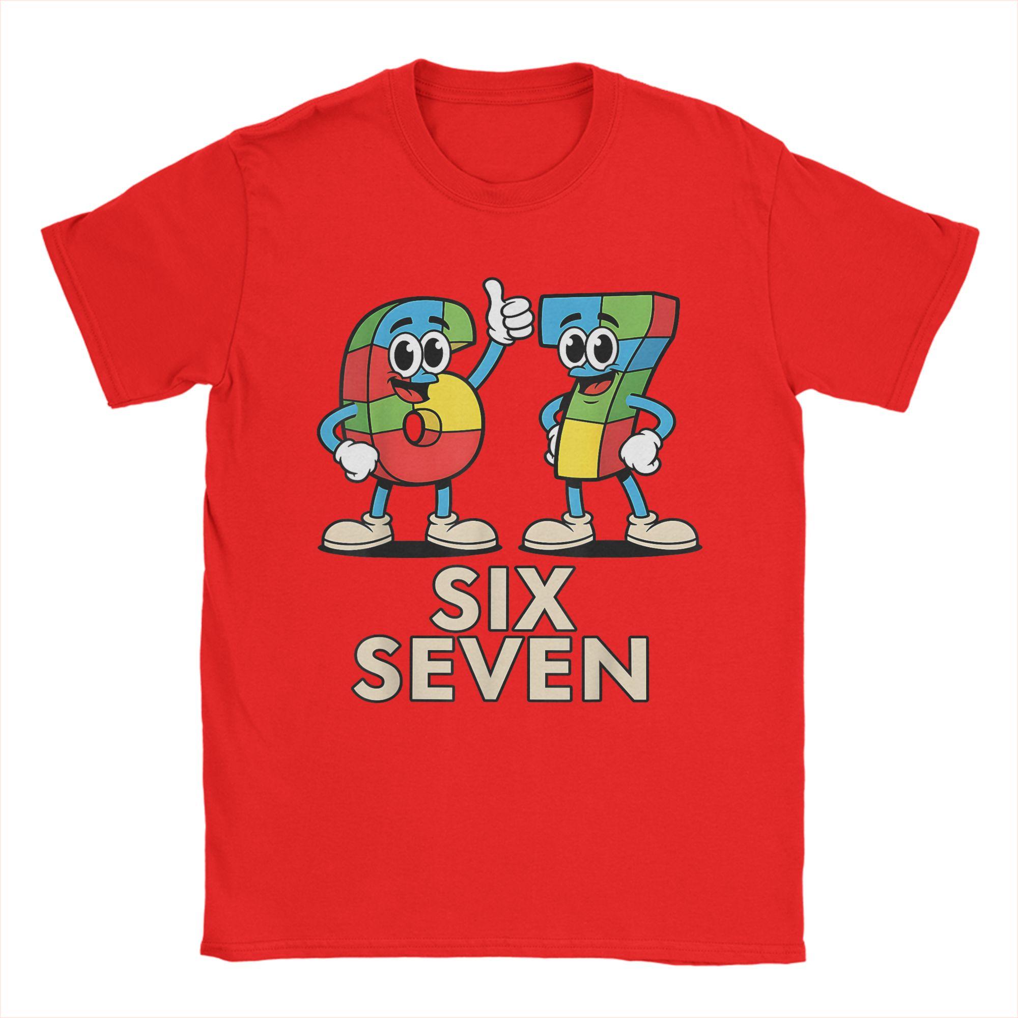 

Fashion 67 Italian Brainrot 67 Six Seven TShirt Unisex Round Neck 100 Cotton T Shirt Short Sleeve Tee Shirt Gift Idea Clothing S