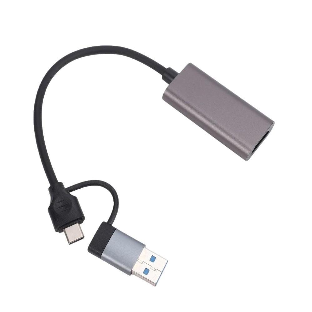 USB Type Game Capture Device 1080P 60FPS HD to USB Adapter Compact Video Capture Card Recording
