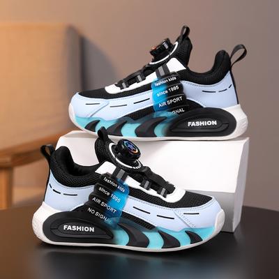 Baskets décontractées pour enfants, style mode, respirantes, en maille, idéales pour le basketball et la course à pied. Pointures 28 à 39.
