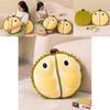 Adorable Green Durian Plush Pillow Soft Stuffed Toy For Girls Comforting Doll