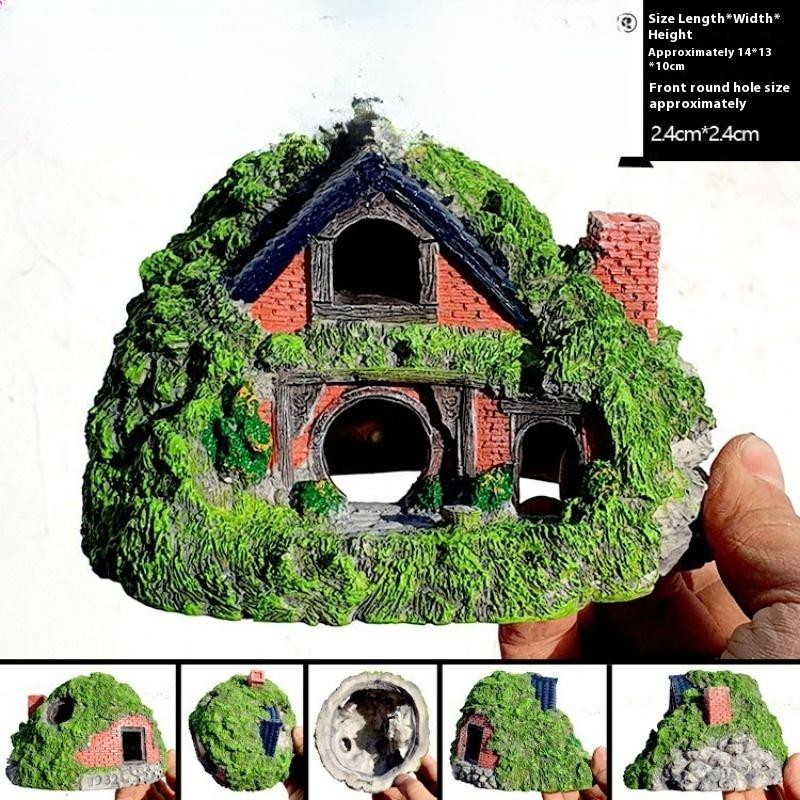 

Extra Large Reptile Hideout Cave for Geckos, Tarantulas, and Hermit Crabs Terrarium Decor