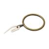 Curtain Drapery Metal Hanging Rings With Plastic Hooks For Curtains And Rods