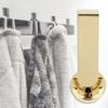 2pcs Gold/Black Door Hanger Fits 1.18in Thick Drawer Hook Heavy Duty Rack  For Clothes Bag Organizer