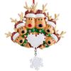 Beautiful Resin Christmas Ornaments Featuring Colorful Reindeer And Snowman Designs For Decor Holiday