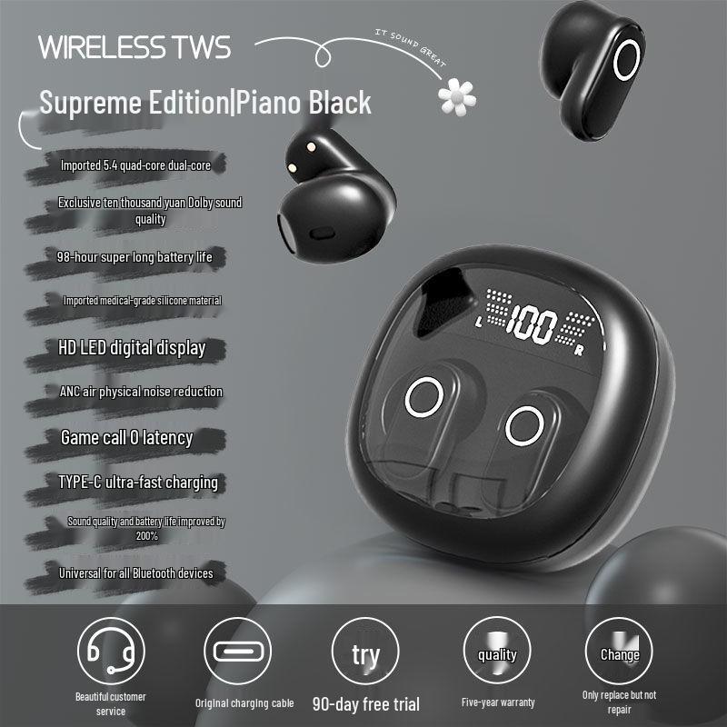 2025 Wireless Bluetooth Headphones: New Model with Superb Sound, Long Standby, Ideal for Running, Sports, and Cycling