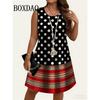 Women Dresses Plus Size Women's Sundress Polka Dot 3D Printing Tank Dress Summer Casual Sleeveless O Neck Loose Dresses