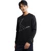 Calvin Klein Crew Neck Letter Print Fleece Long Sleeve Sweatshirt Men sweatshirt Black 40KC424