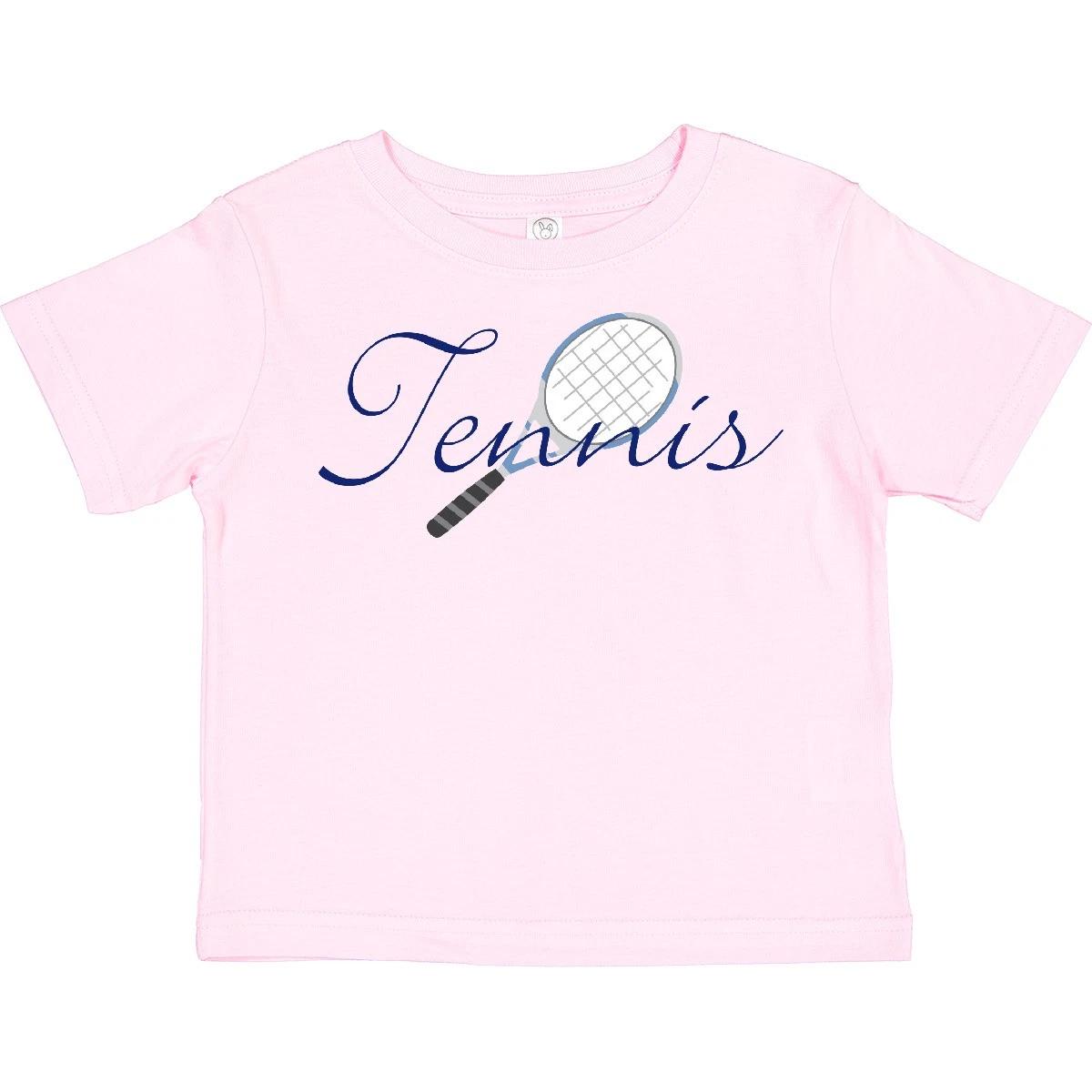 

Inktastic Tennis Sports Racquet Toddler T-Shirt Child Preschooler Kid Clothing 160