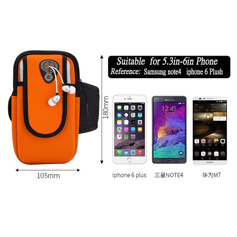Bolsa Universal para correr, brazalete deportivo, bolsa impermeable para llaves de teléfono móvil, bolsa para correr para Xiaomi Redmi Huawei Iphone Samsung