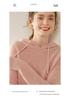 Women's Hooded Cashmere Sweater: Long Sleeve, Thick, Warm, Autumn/Winter Knit, Loose Fit Pullover.