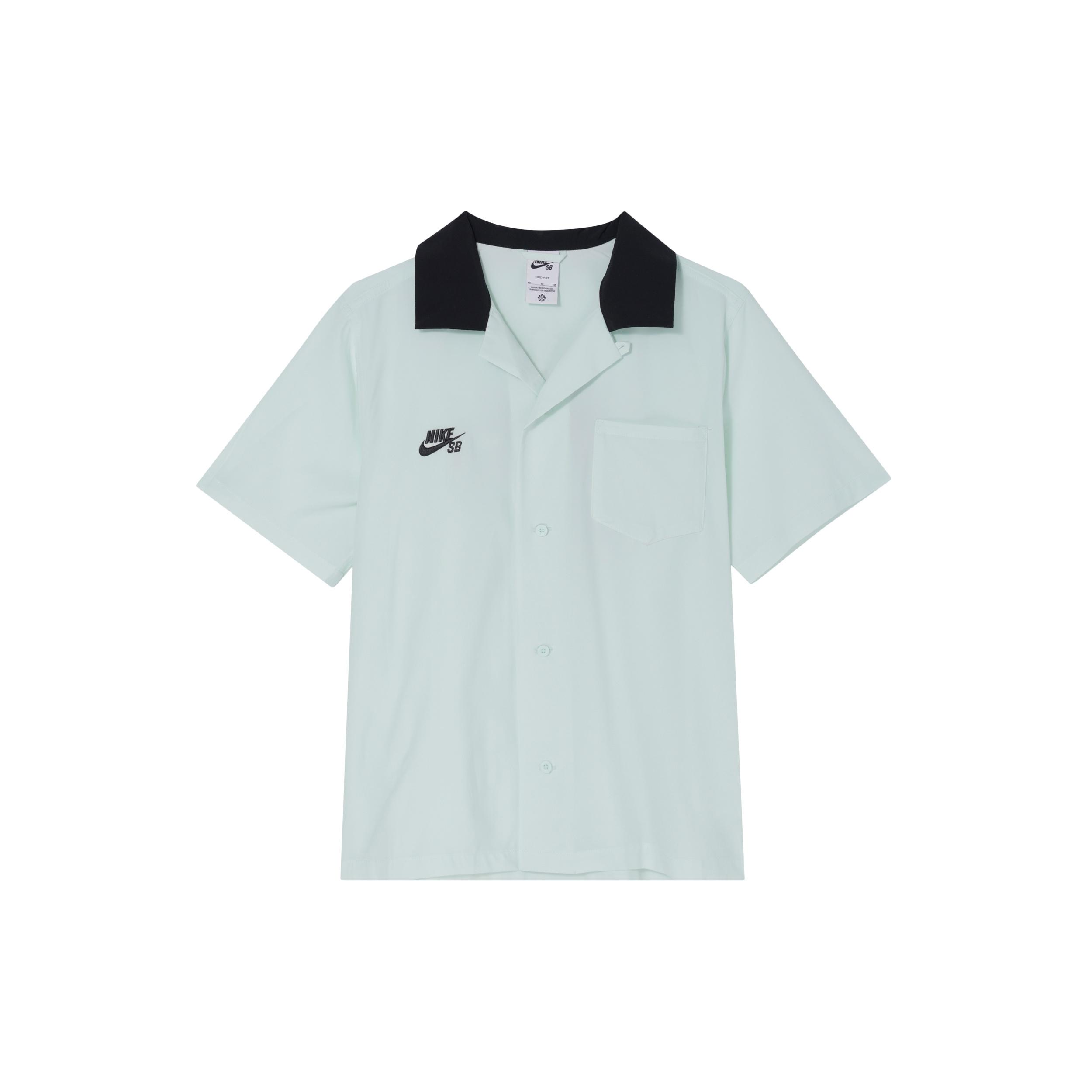 Nike SB Short-Sleeve Button-Up Skate Bowler Shirt  Federation Agnostic  Men s FZ4059-394 XL