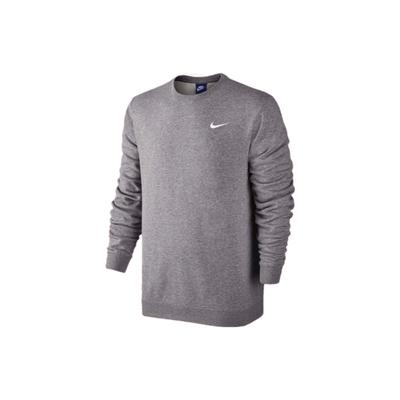 Embroidered Logo Pullover Long-Sleeve Sweatshirt Men Tops Gray 916609-071