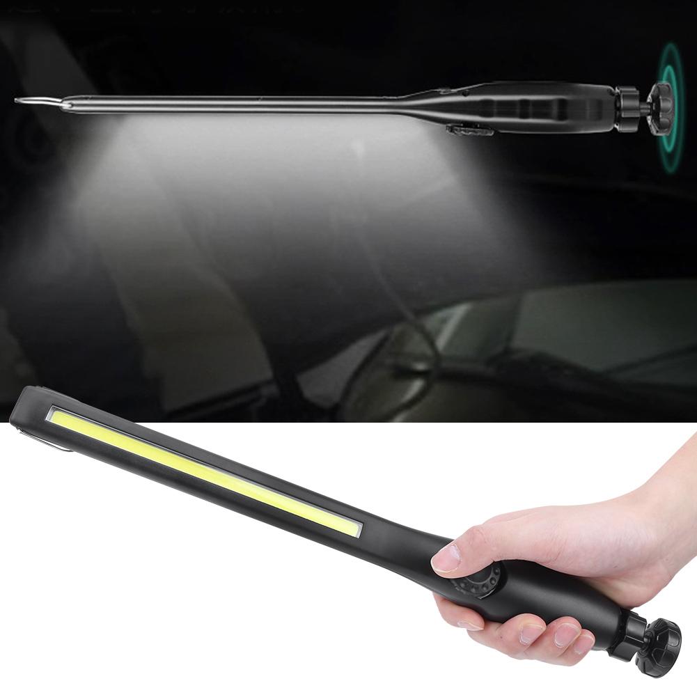 Portable COB Working Light Stepless Adjustable Emergency Flashlight USB Charging for Camping Car Repair