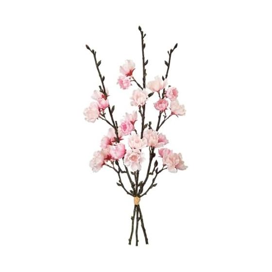 Tokyodo MAGIQ Искусственный цветок Небольшой букет двойной сакуры РОЗОВЫЙ FM009922-zzz