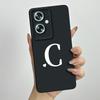 For Oppo A79 Case OPPO A79 5G Phone Case Oppo A79 Cover OPPO CPH2553 Cute Initial Letters Square Silicone Shockproof Back Cover