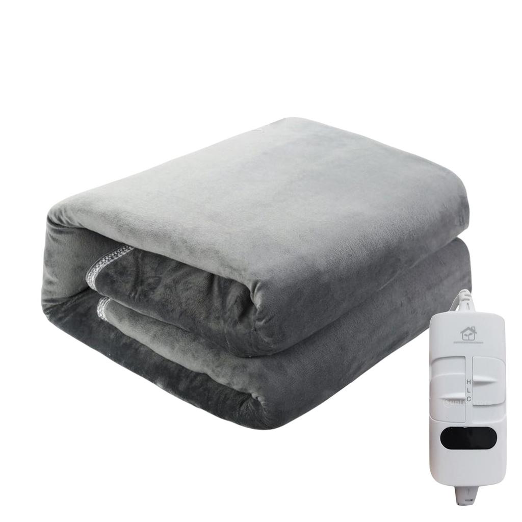 Thicker Electric Heated Blanket Soft Flannel Thermal Cover Warm Comforter for Winter Bedroom Use