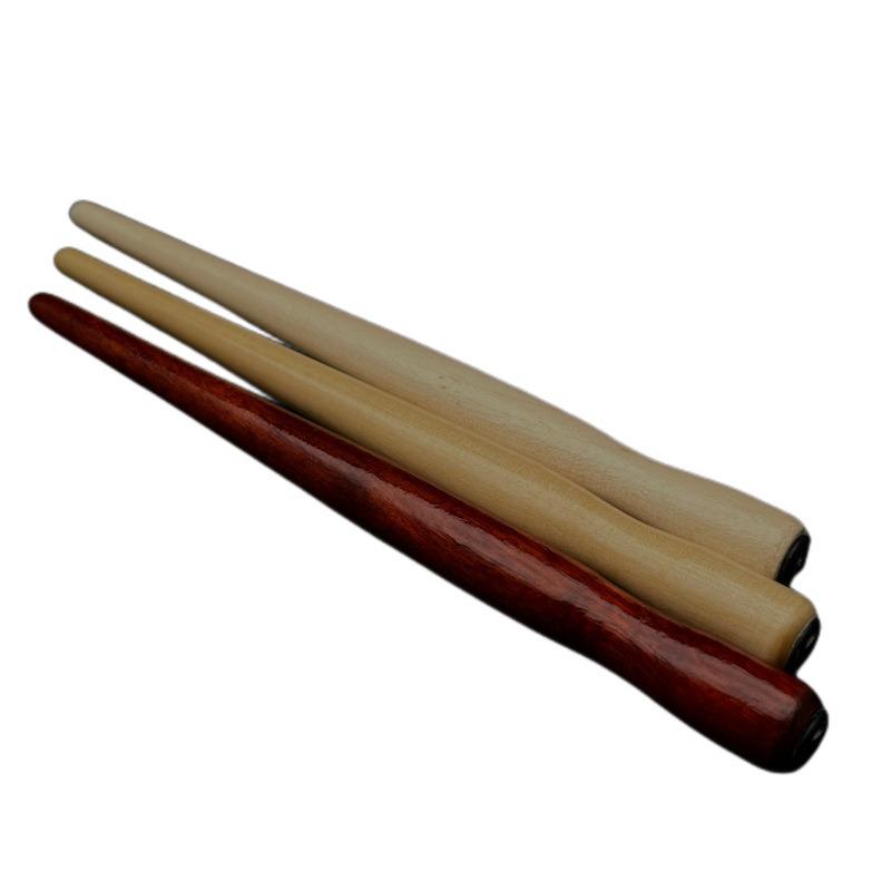 Wood & Plastic Irregular-Shaped Fountain Pen for Manga & English Writing