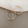 Silver Needle Minimalist Round Tassel Earrings: Light Luxury Ear Cuffs with Chic, High-End Style