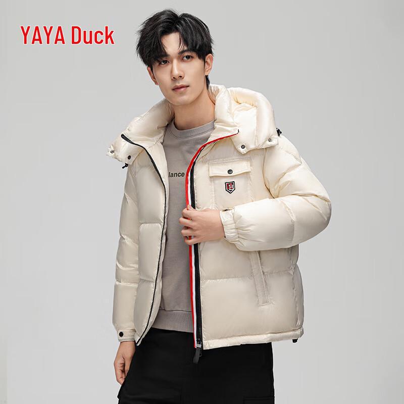 

Мужская короткая пуховая куртка с капюшоном L