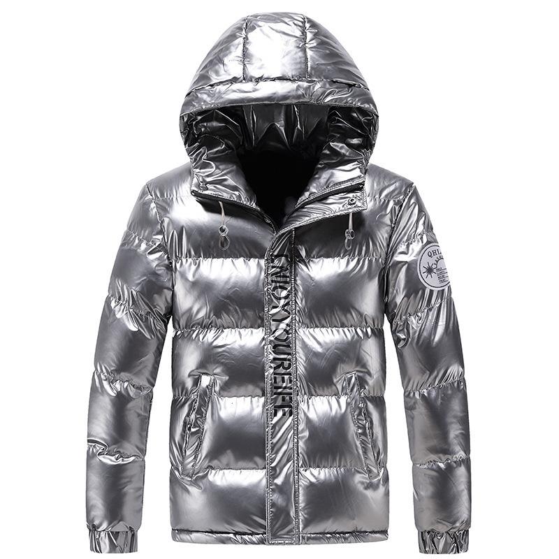 Winter Neue Baumwollkleidung Koreanische Version des Internet-Promi-Paares Trendy Marke Brotkleidung Glänzende Baumwolle-gepolsterte Kleidung