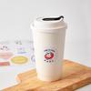500ml Disposable Paper Coffee & Milk Tea Cups with Lids