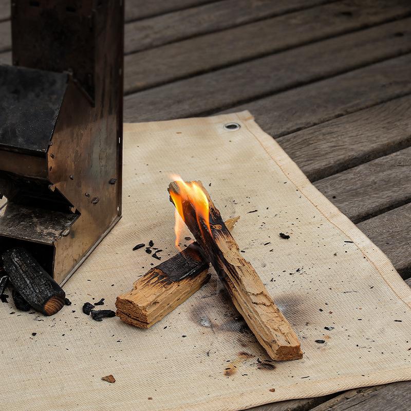 1pc Barbecue Fire Protection Pit Mat Camping Picnic Barbecue Mat High Temperature Ironing Fire Retardant Carpet Outdoor Indoor