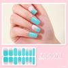 Nail Polish Sticker Self-Adhesive Nail Sticker Manicure Sticker Full Nail Wraps Waterproof Nail Strips with Nail File