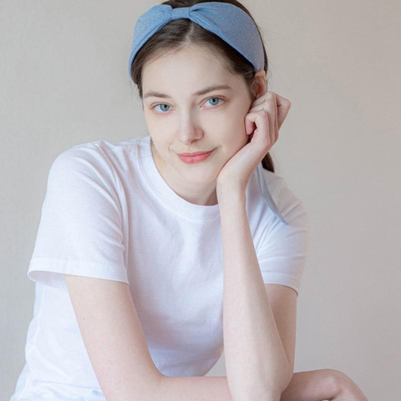 Jean Paul Clarisse Wide Denim Hairband JP-22-101HB