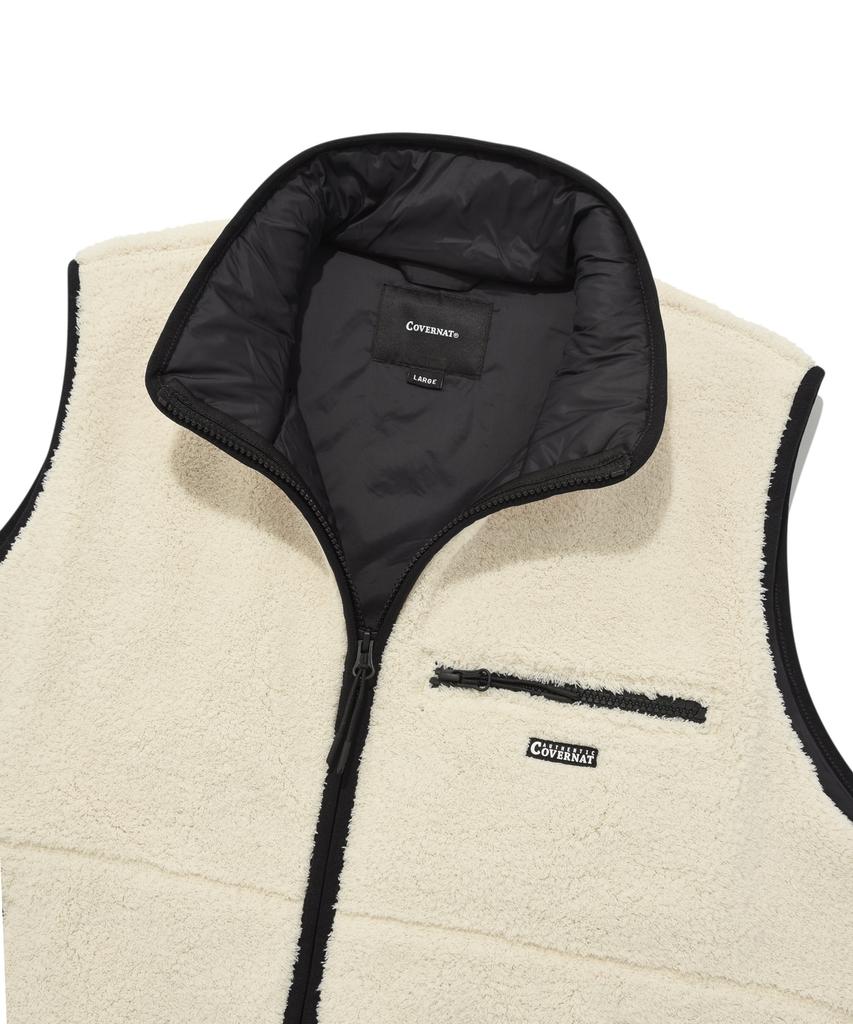 Covernat Sherpa Vest Ivory