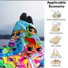 1PC Powerpuff Girls Blanket Lightweight Flannel Throw Blanket for Sofa, Bed, Travel, Camping, Livingroom, Office, Couch