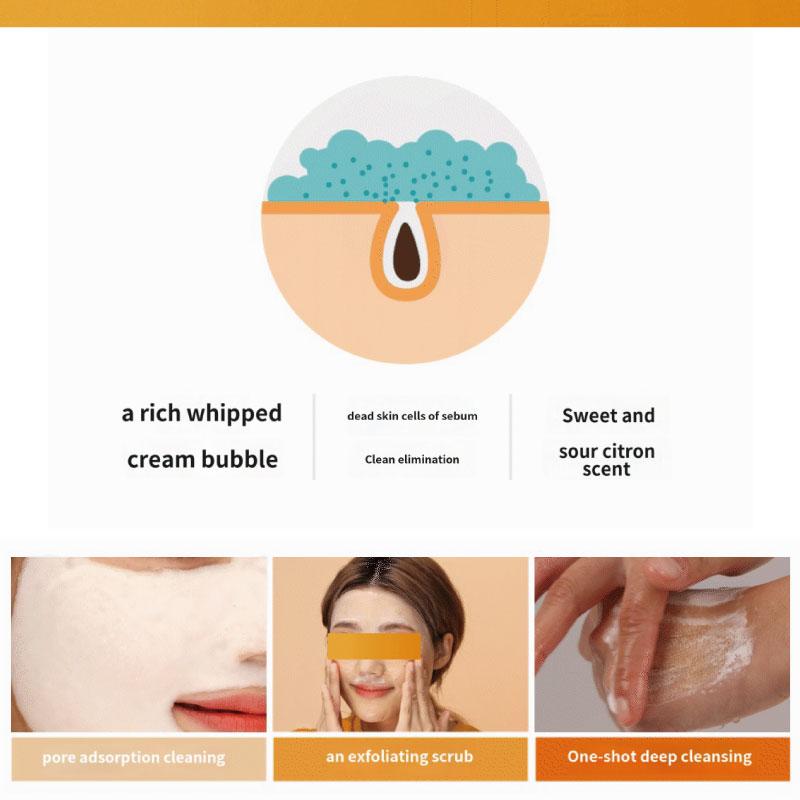 LARECIPE YUZU SELF FOAMING 3in1 Peel Cleanser 200ml Cleansing Foam Pore Blackhead Sebum Dead Skin Scrub Deep Cleansing Moisturizing Moisture