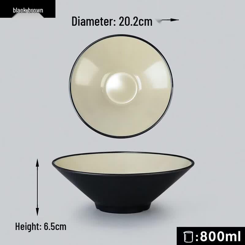 Melamine Conical Noodle Bowl