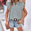 Sweet Top for Women - Summer New Lace Ruffles Floral Shirt for Ladies