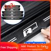 2026 Hot Sticker 5Pcs Car Door Sill Plate Sticker Anti-scratch Strip Trunk Protection Decals For Volkswagen Rline T-Cross Arteon