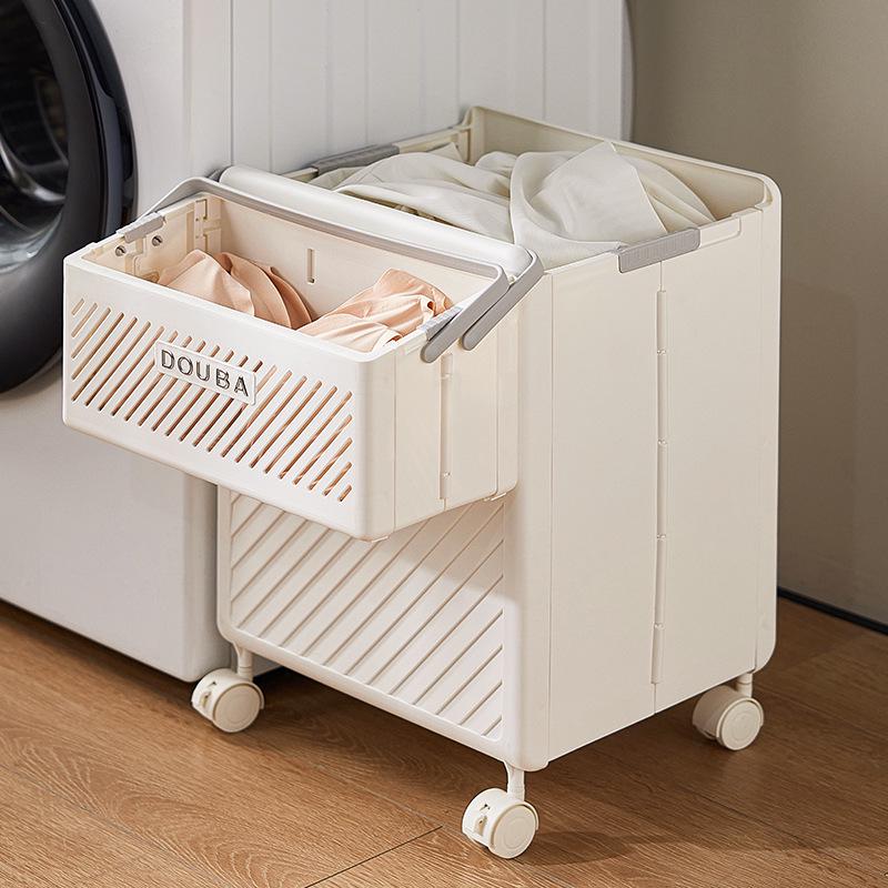 Foldable Laundry Basket: Multifunctional, Large Capacity Hamper for Bathroom & Toilet Storage