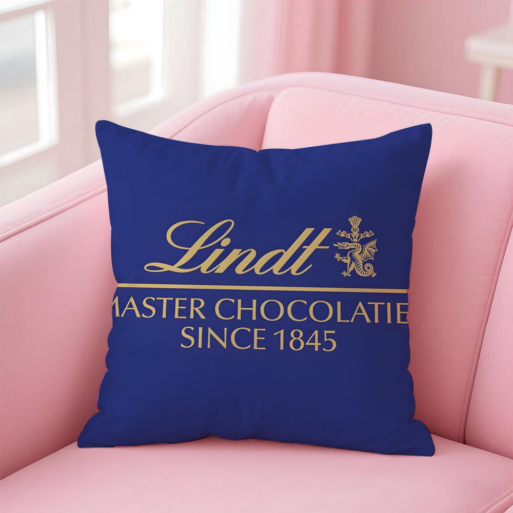 Fashion Warm Daily LLindt icon Cushion Cover Linen Pillowcase Cover Soft Decor for Sofa Home Room